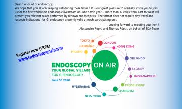 Endoskopija on-line - 5.juni 2020 - registracija j